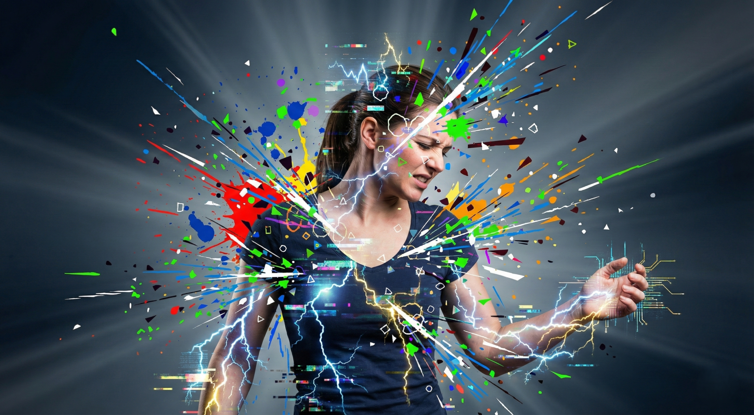 チック症のイメージ