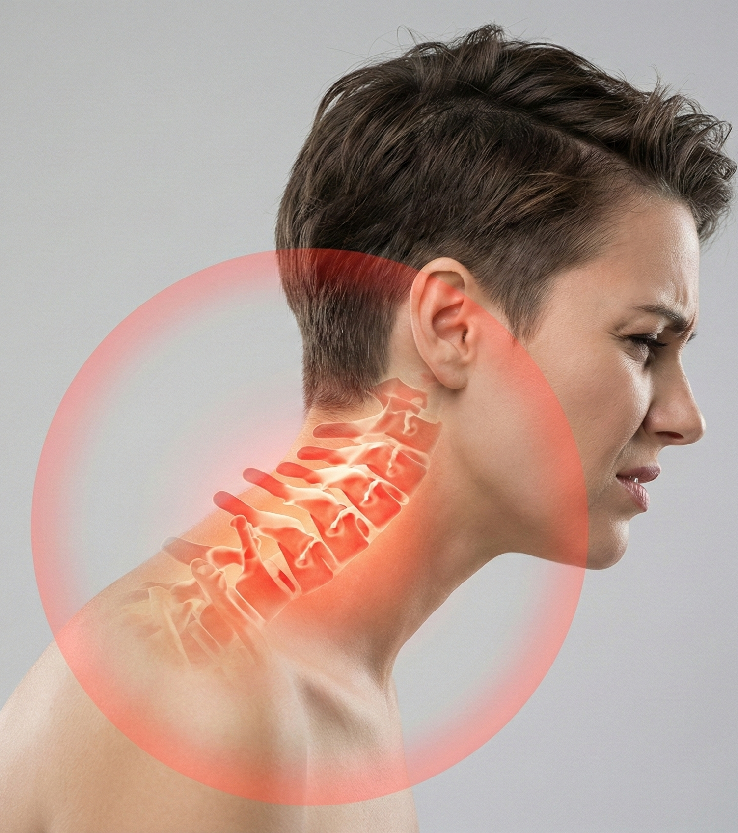 頸椎症性神経根症のイメージ