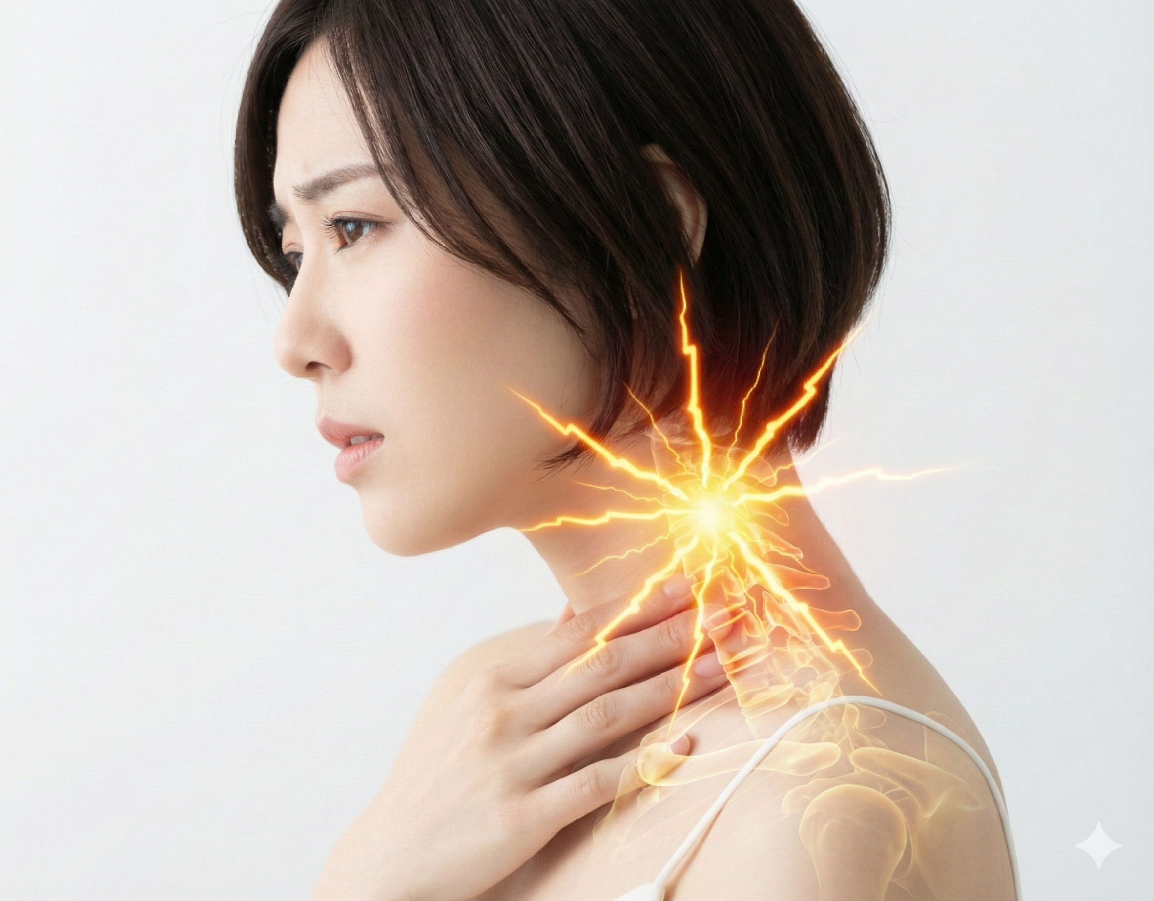 ストレートネックのイメージ